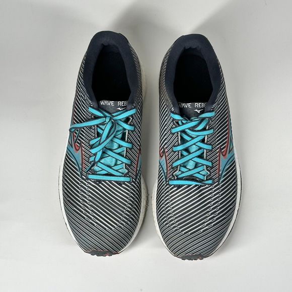 Mizuno Wave Rebellion 411334 53SC Womens Shoes Blue Athletic Sneakers Size 9 - Picture 4 of 16